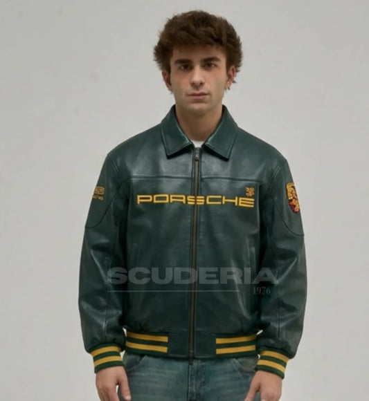 **DripMozo Porsche Inspired Racing Jacket | Premium Motorsport Streetwear**