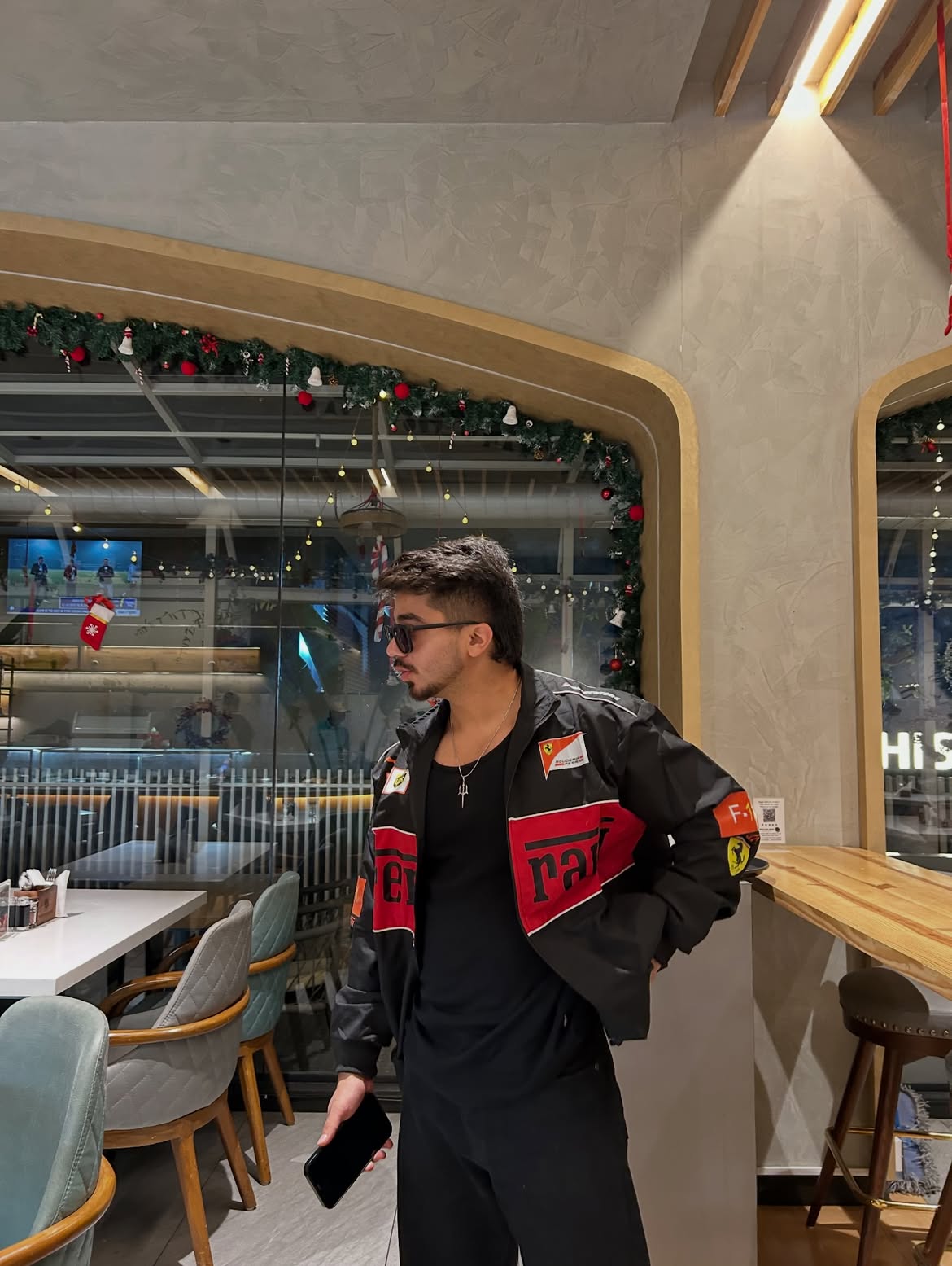 DripMozo Red Ferrari Inspired Racing Jacket | Premium Motorsport Streetwear