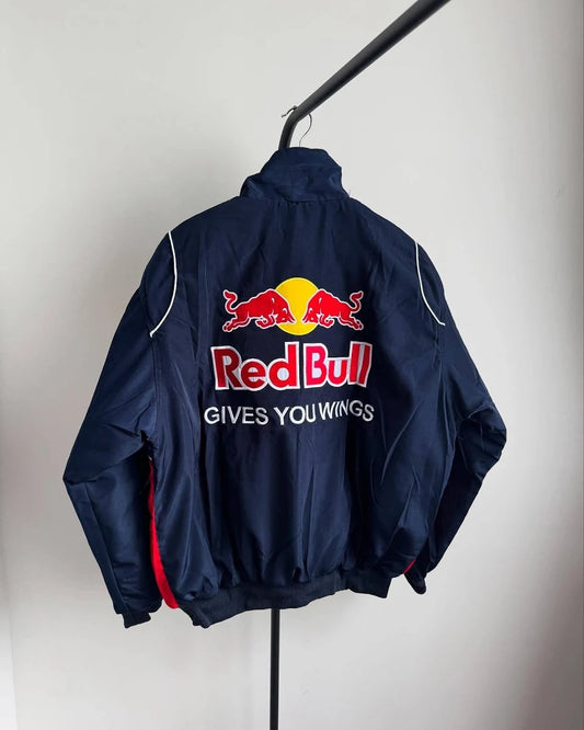 DripMozo Red Bull Inspired Racing Jacket | Premium Motorsport Streetwear