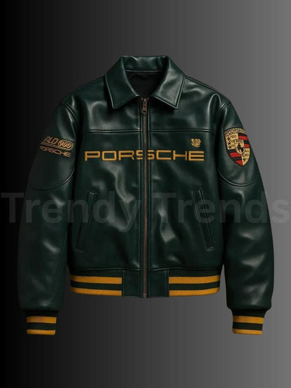 **DripMozo Porsche Inspired Racing Jacket | Premium Motorsport Streetwear**