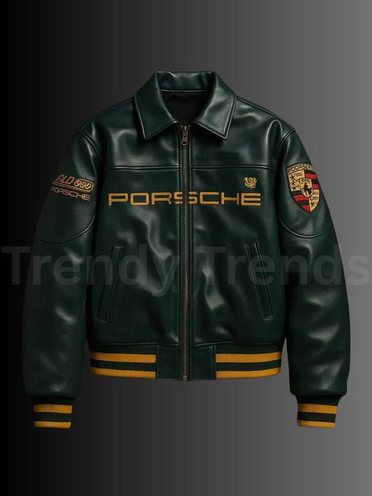 **DripMozo Porsche Inspired Racing Jacket | Premium Motorsport Streetwear**