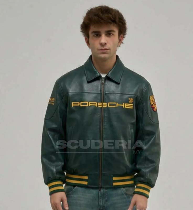 **DripMozo Porsche Inspired Racing Jacket | Premium Motorsport Streetwear**