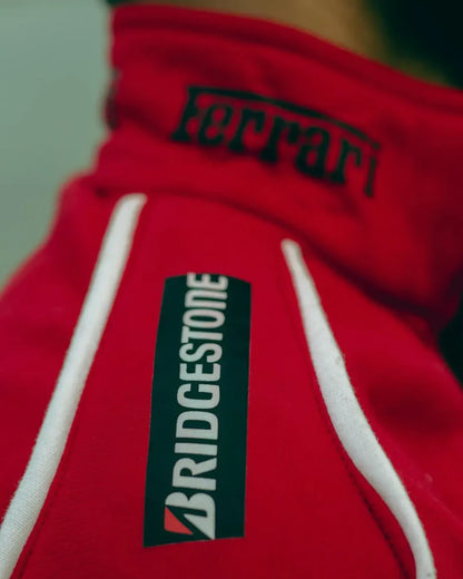 Ferrari Racing Fleece Jacket – Red Premium Motorsport Zip-Up Jacket.