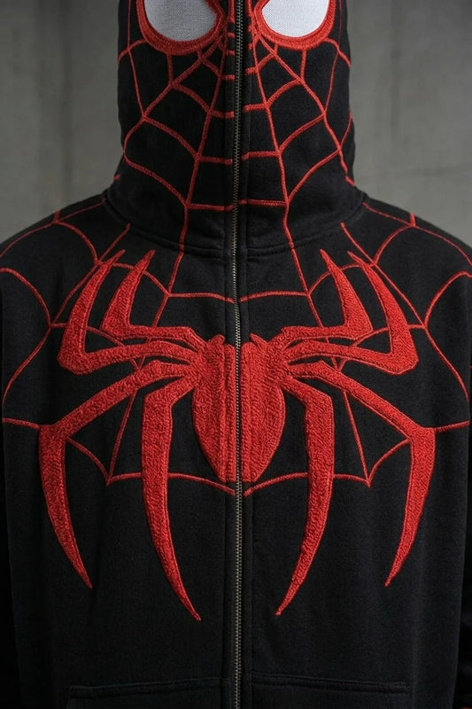 DripMozo Spider Web Racing Jacket | Premium Streetwear Collection