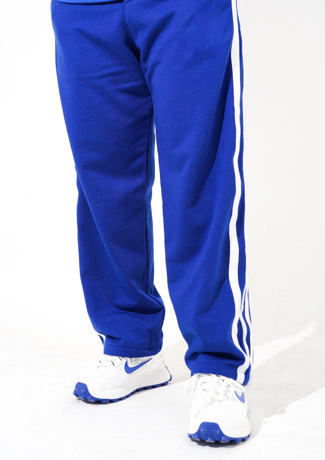 dripmozo Men’s Royal Blue Track Pants – Athletic Streetwear Comfort Fit