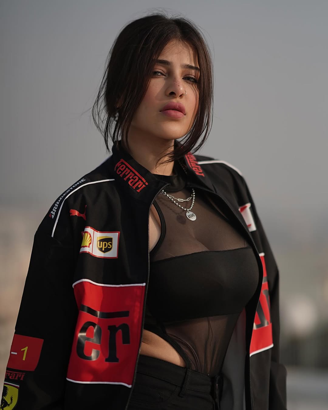 **DripMozo Ferrari  Racing Jacket | Premium Motorsport Streetwear**
