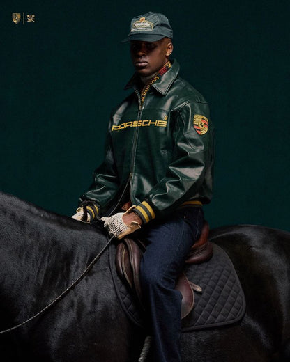 **DripMozo Porsche Inspired Racing Jacket | Premium Motorsport Streetwear**