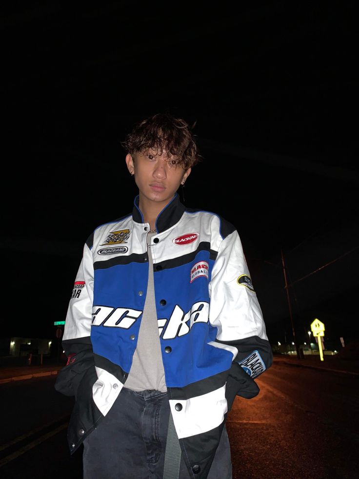 Premium Blue & Black Air Jacket.