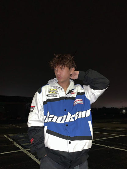 Premium Blue & Black Air Jacket.