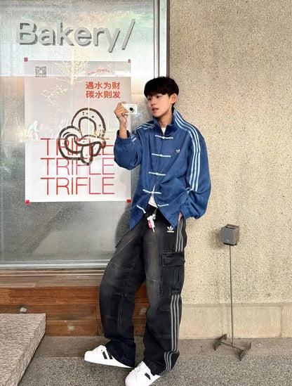 Dripmozo Blue CNY Racing Jacket | Premium Streetwear & Motorsport Inspired Jacket