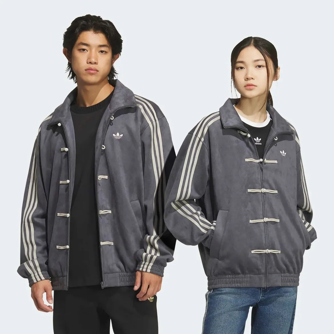 DripMozo Grey CNY Jacket – Stylish Motorsport Streetwear with Modern Fit