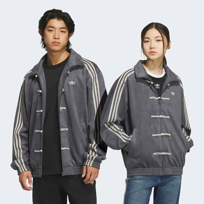 DripMozo Grey CNY Jacket – Stylish Motorsport Streetwear with Modern Fit