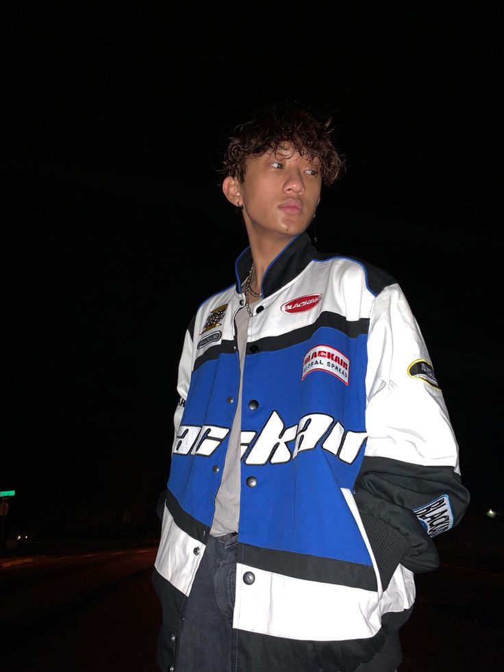 Premium Blue & Black Air Jacket.