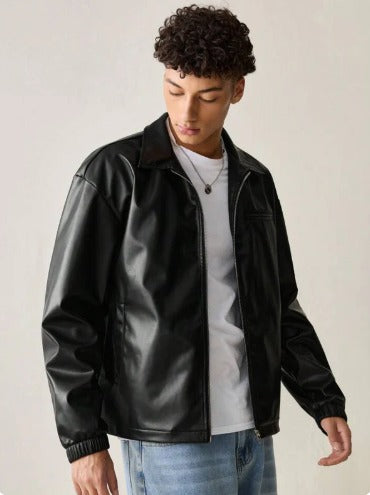 Premium Black Leather Jacket.