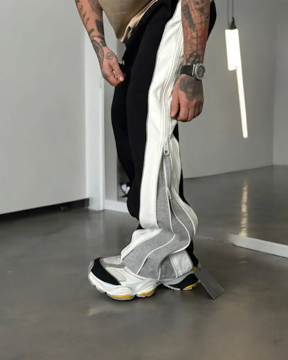Dripmozo Grey Premium Track Lower | Comfortable Streetwear Joggers