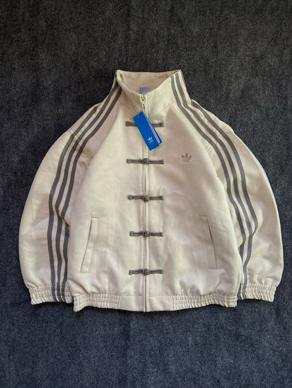 Premium White CNY Jacket – Stylish Streetwear & Racing Fashion by DripMozo