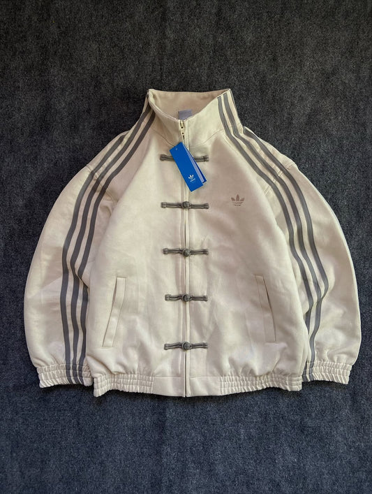 Premium White CNY Jacket – Stylish Streetwear & Racing Fashion by DripMozo